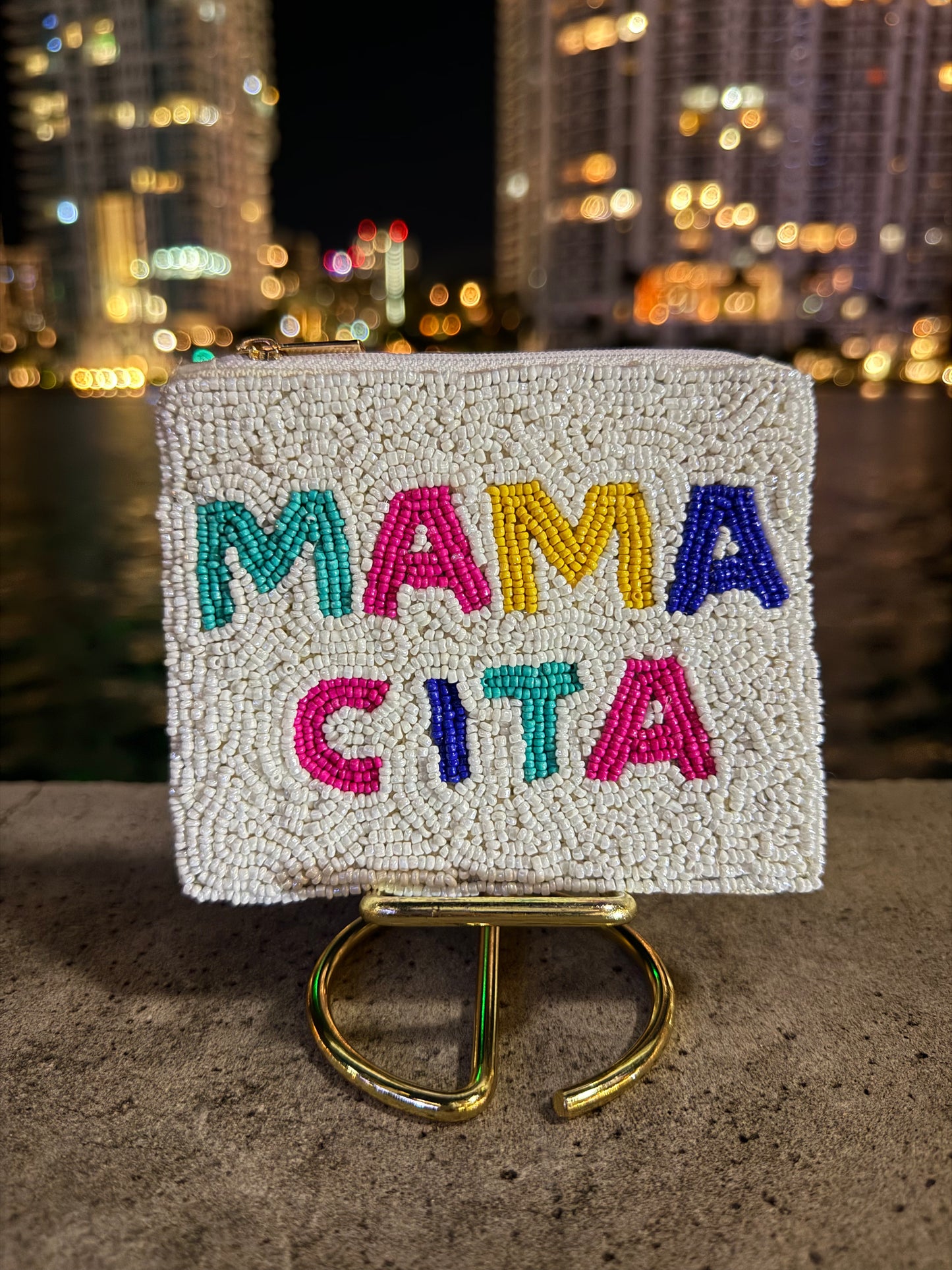 Mamacita Beaded Pouch