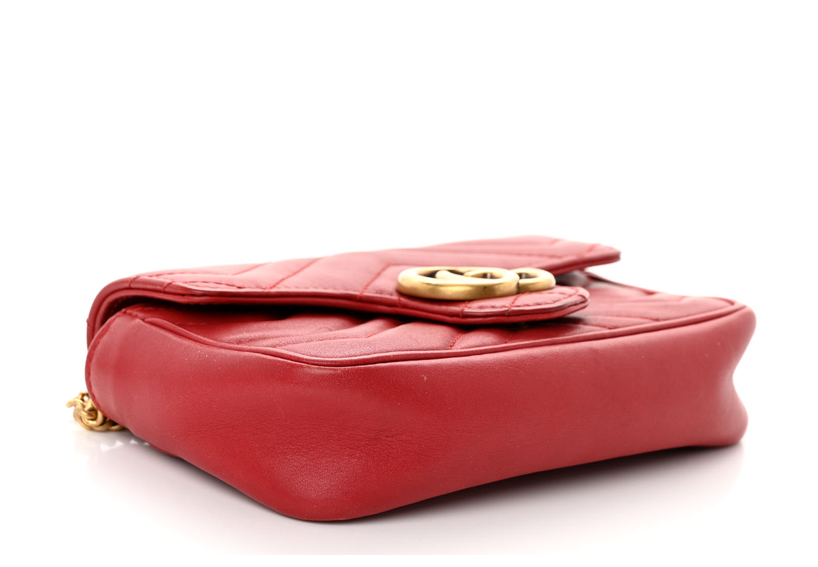 Gucci Super Mini GG Marmont Shoulder Bag