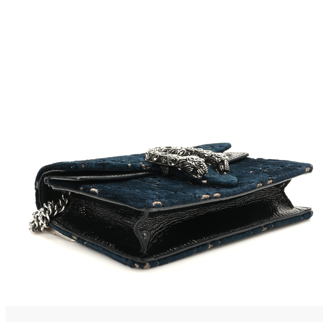 Gucci Dionysus Bag GG Velvet Super Mini