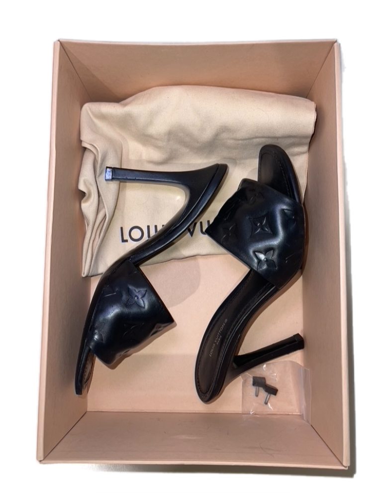Louis Vuitton Revival Leather Mules