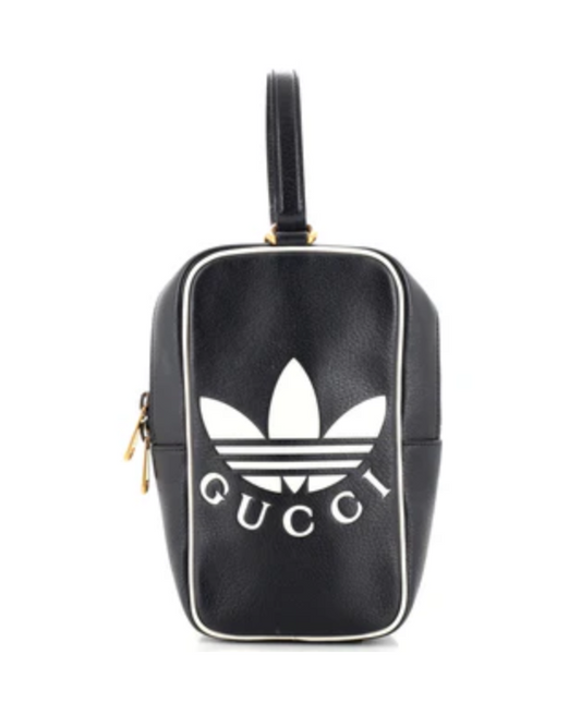 Gucci x Adidas Top Handle Bag Leather Mini